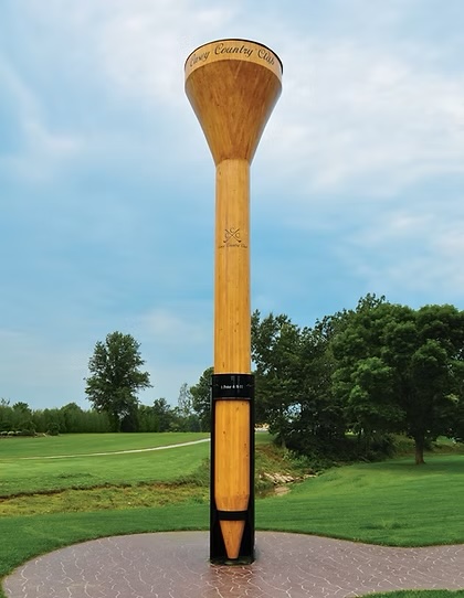 WORLD'S LARGEST GOLF TEE WORLD'S LARGEST GOLF TEE
